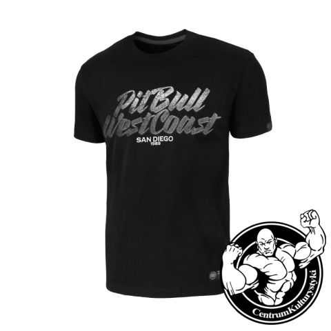 T-Shirt Koszulka PB SD Black - Pit Bull West Coast